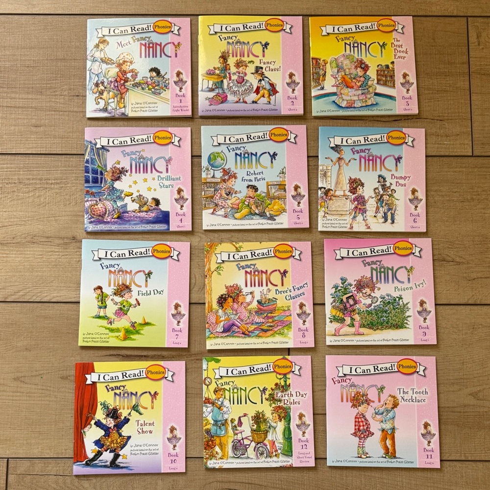 Fancy Nancy Children’s Book Set - Pink